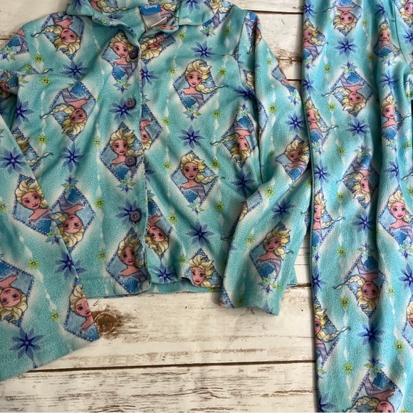 Despicable Me Minions Pink Pajama Set Frozen Bear Fair Isle Girls size 8 - Picture 9 of 15